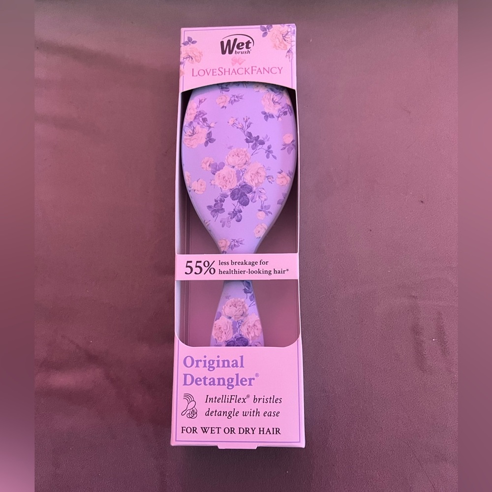 NWT LOVESHACKFANCY X WET BRUSH FULL SIZE BRUSH 🩵